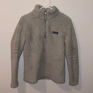 salt grey women’s los gatos fleece patagonia quarter zip